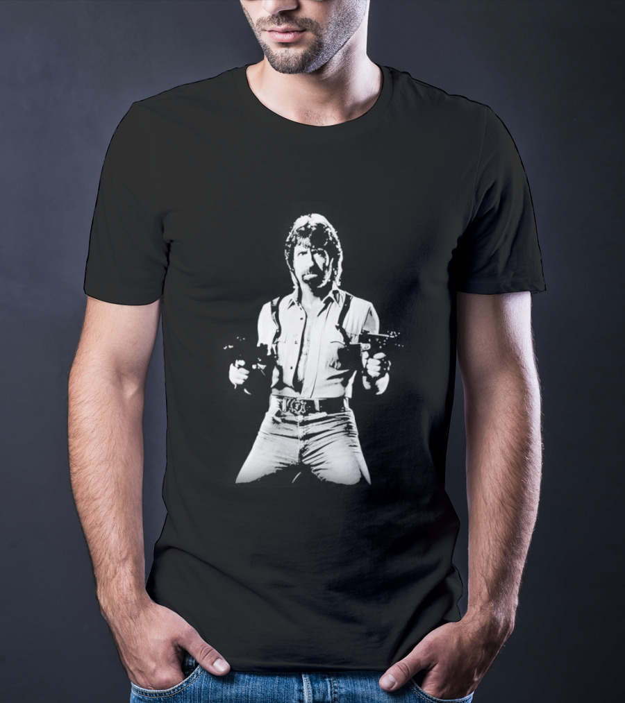 Chuck Norris Movie Star Icon Action Hero Television Series T-Shirt