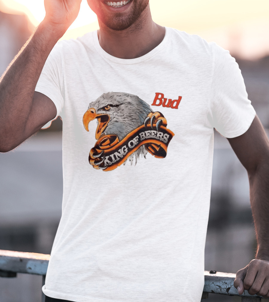 Bud King Of Beers Anheuser Busch Eagle T-Shirt