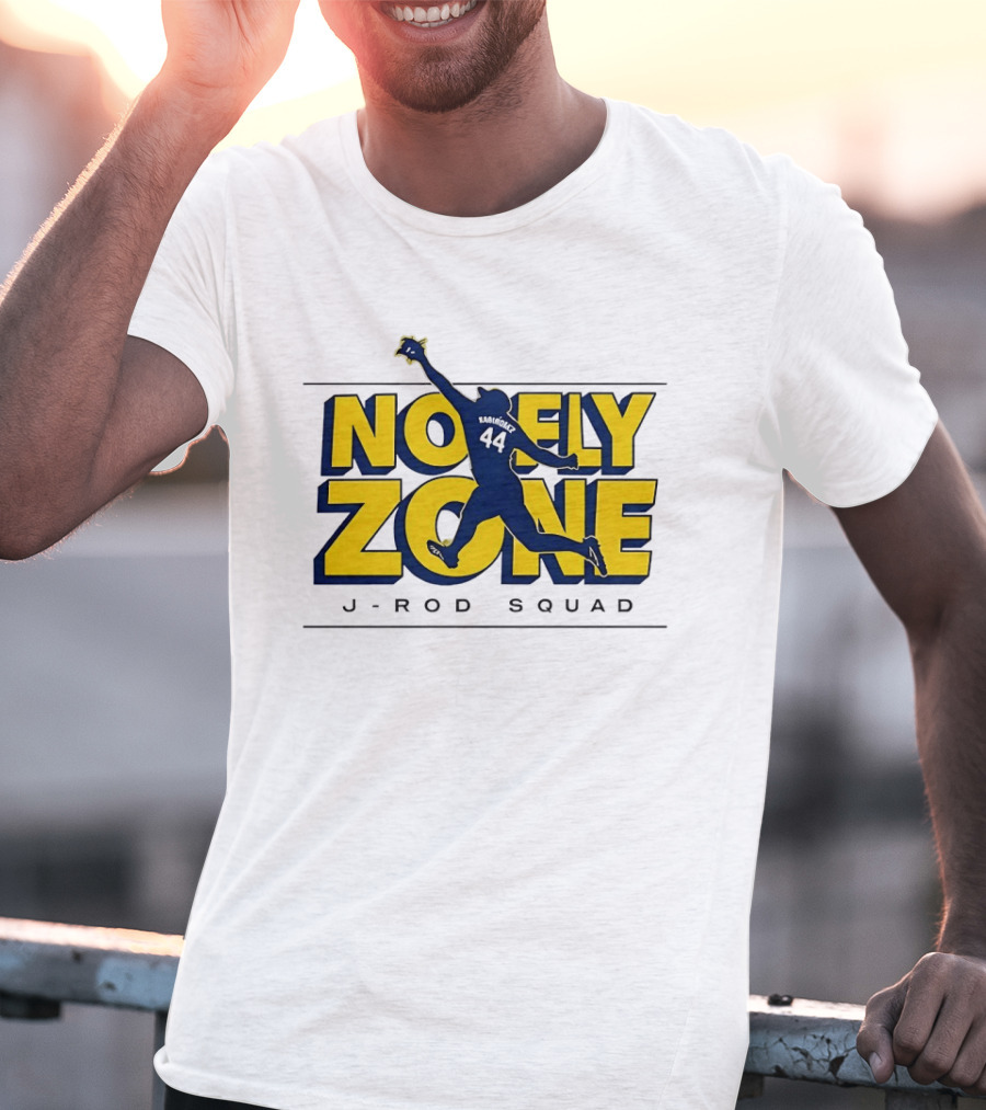 J Rod Squad No Fly Zone Baseball Catch 44 T-Shirt