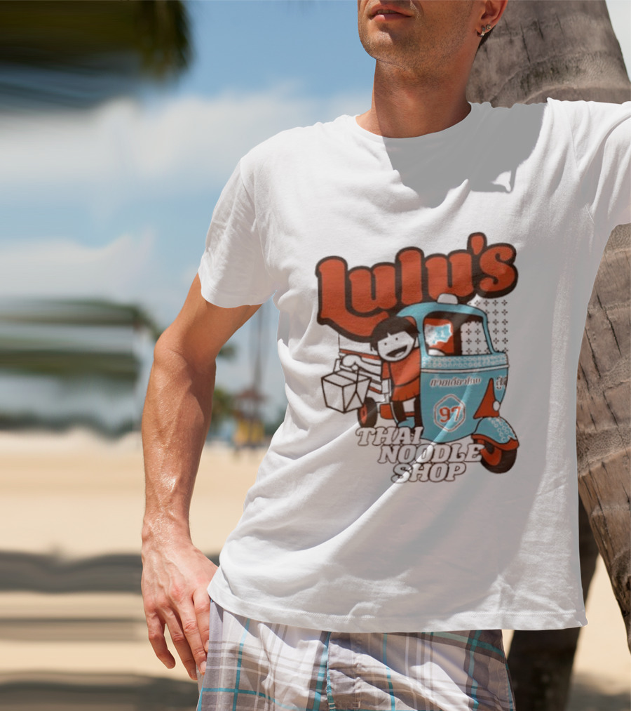 Lulu's Thai Noodle Shop Tuk Tuk Cartoon 97 T-Shirt