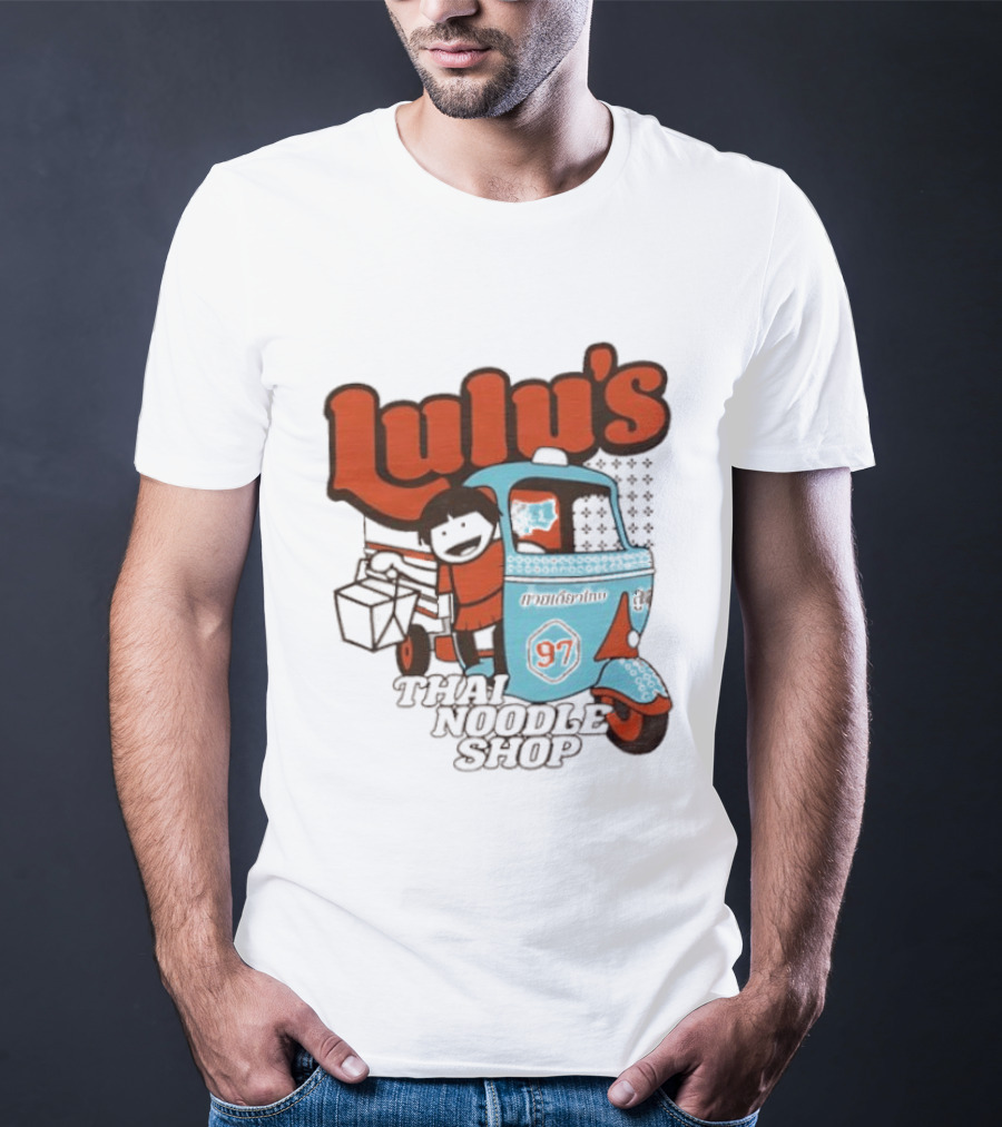 Lulu's Thai Noodle Shop Tuk Tuk Cartoon 97 T-Shirt