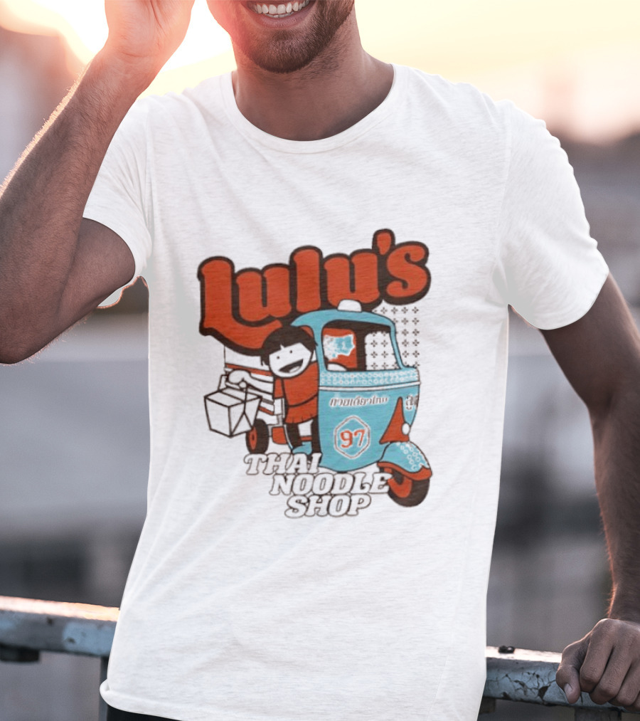 Lulu's Thai Noodle Shop Tuk Tuk Cartoon 97 T-Shirt
