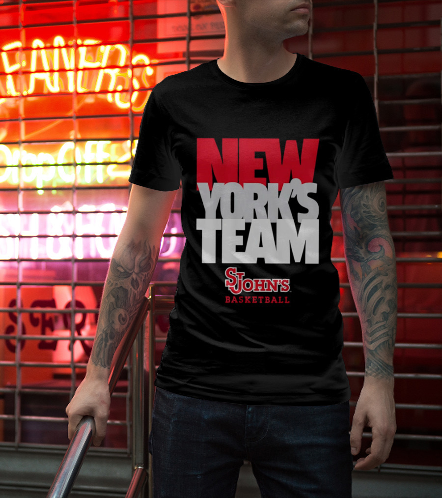 New York's Team St John's Basketball T-Shirt