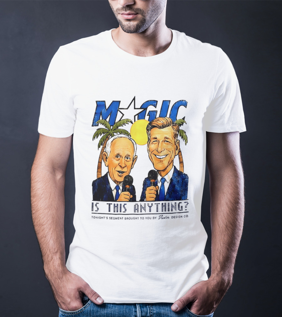Orlando Magic Is This Anything 2026 NBA Champs Palm Trees Caricature T-Shirt