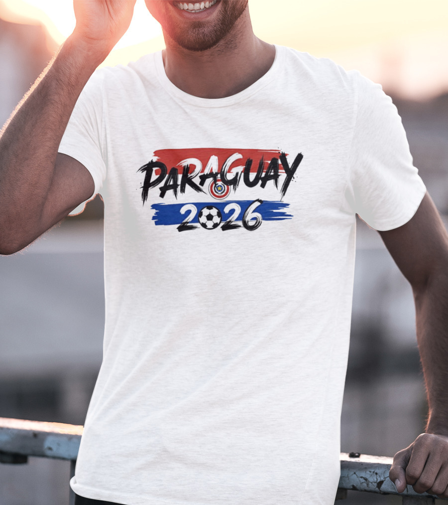 Paraguay 2026 World Cup Soccer Team Fan Gear T-Shirt