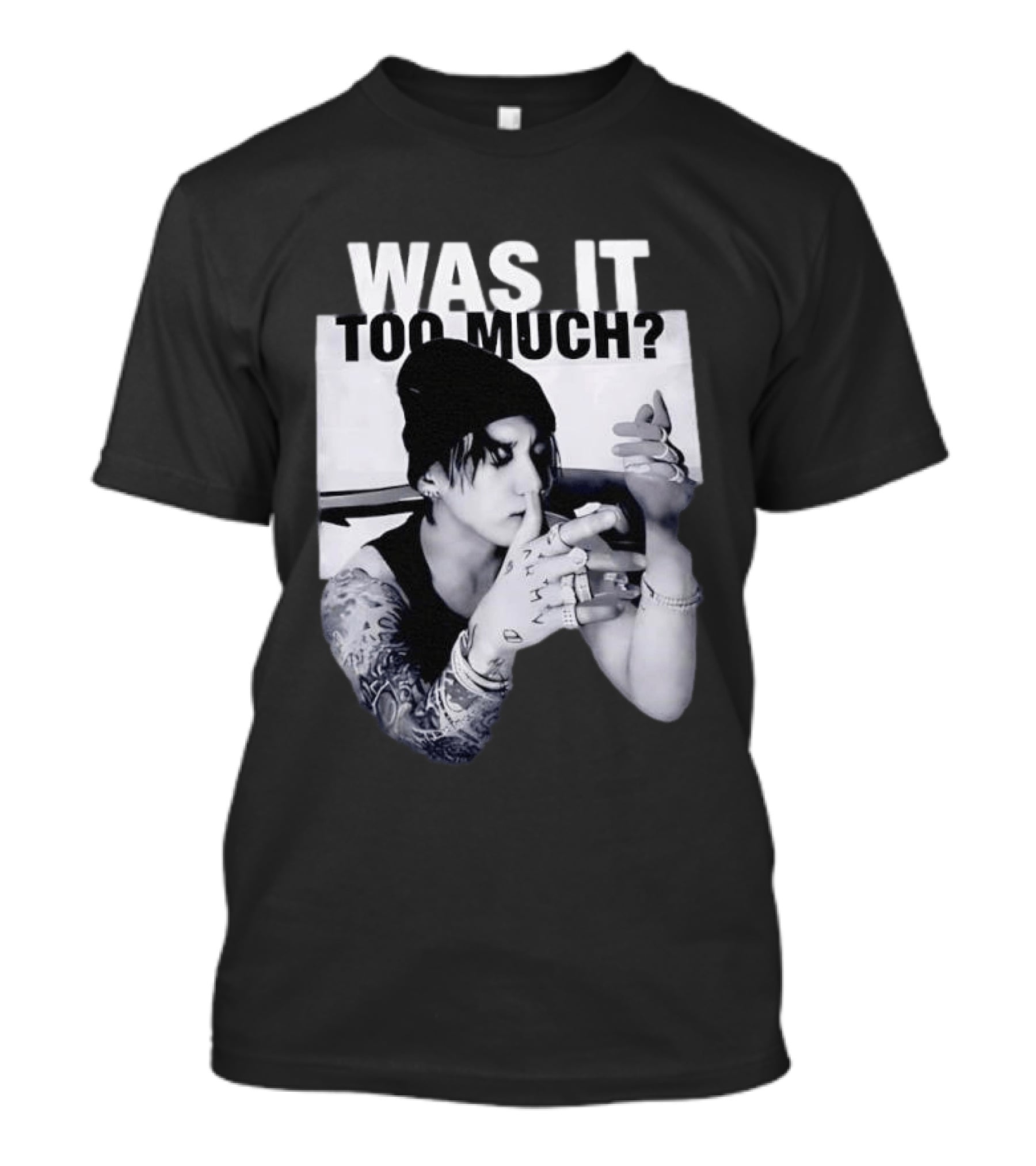 BTS Jungkook Was It Too Much Tattoo T-Shirt