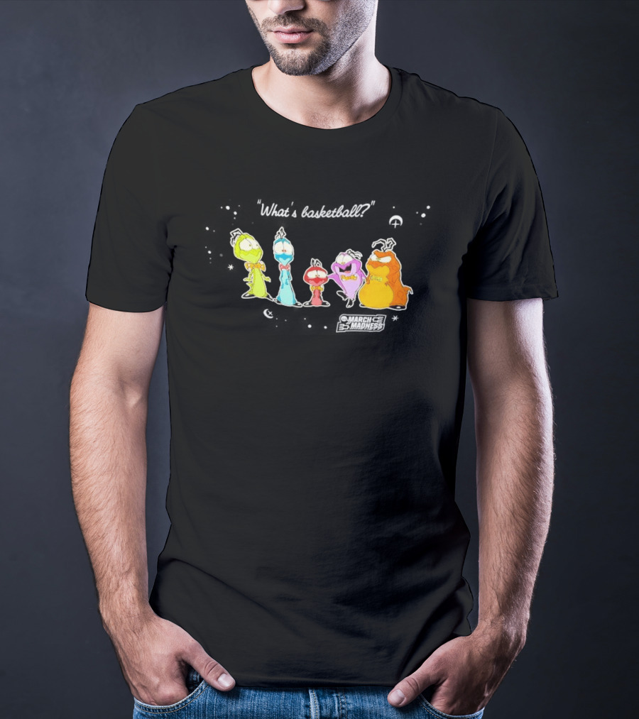 March Madness Cartoon Characters With Bowties And Unique Expressions T-Shirt