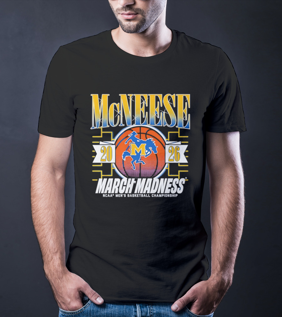 McNeese Cowboys 2026 NCAA Men's Basketball Championship March Madness T-Shirt