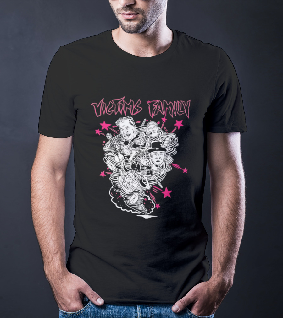 Victims Family Rock Band Tornado With Stars T-Shirt