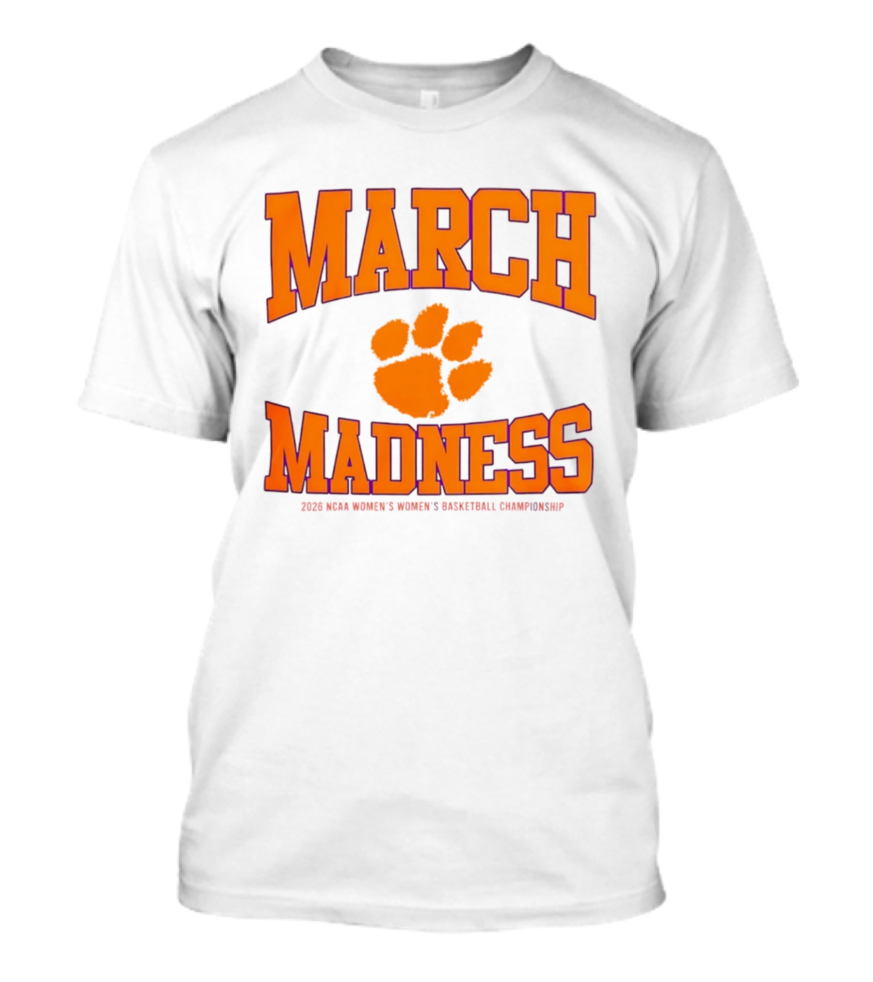 Clemson Tigers Women's Basketball NCAA March Madness 2026 Championship T-Shirt