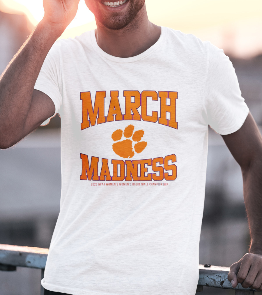 Clemson Tigers Women's Basketball NCAA March Madness 2026 Championship T-Shirt