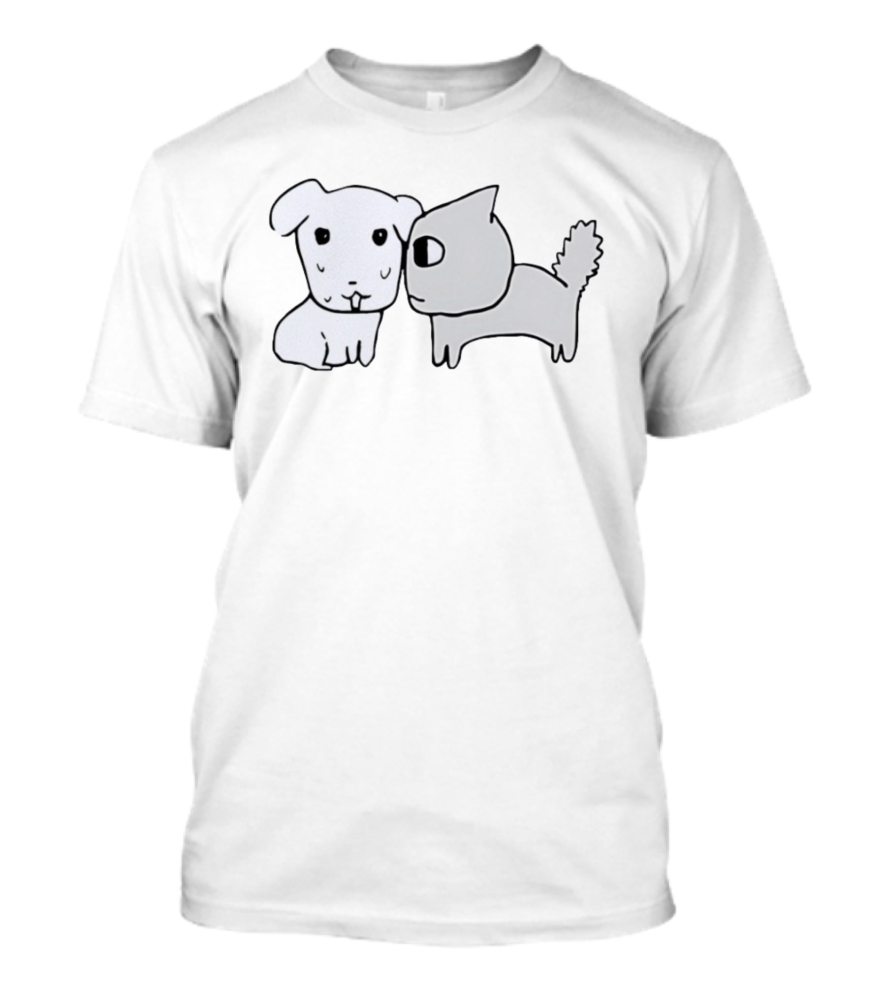 Seungmin Lee Felix Dog And Cat Duo Fan T-Shirt