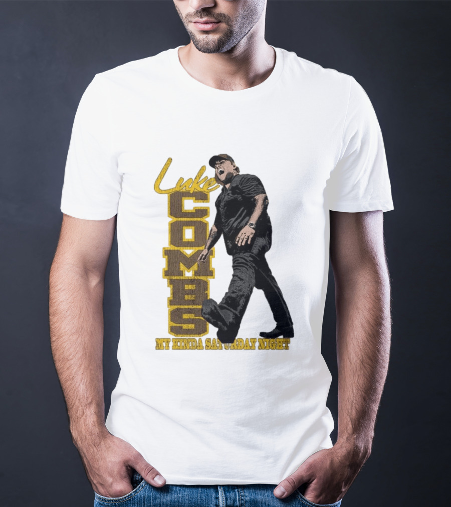 Luke Combs My Kinda Saturday Night Tour 2026 Sideline Collection T-Shirt
