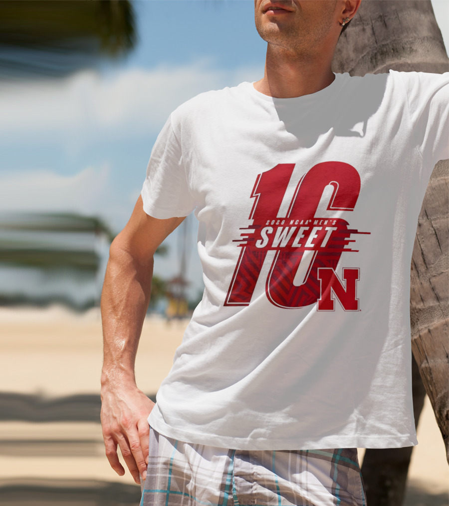 2026 NCAA Men's Sweet 16 Nebraska Huskers Basketball T-Shirt