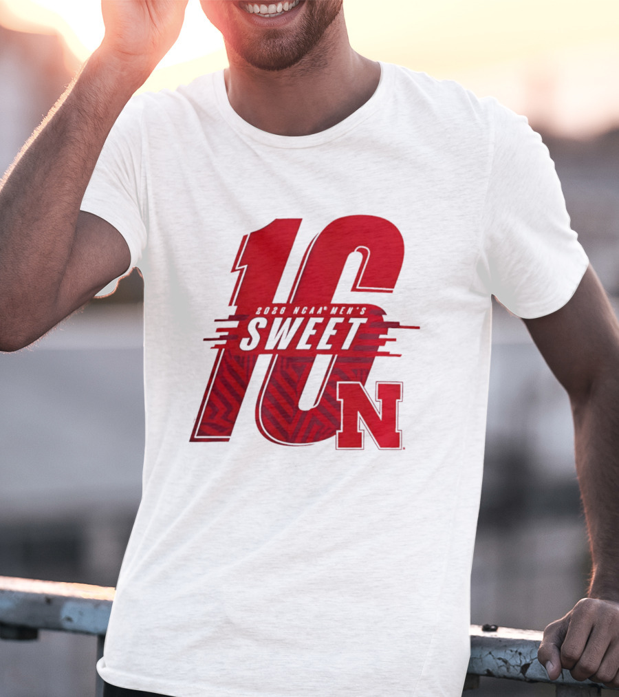 2026 NCAA Men's Sweet 16 Nebraska Huskers Basketball T-Shirt