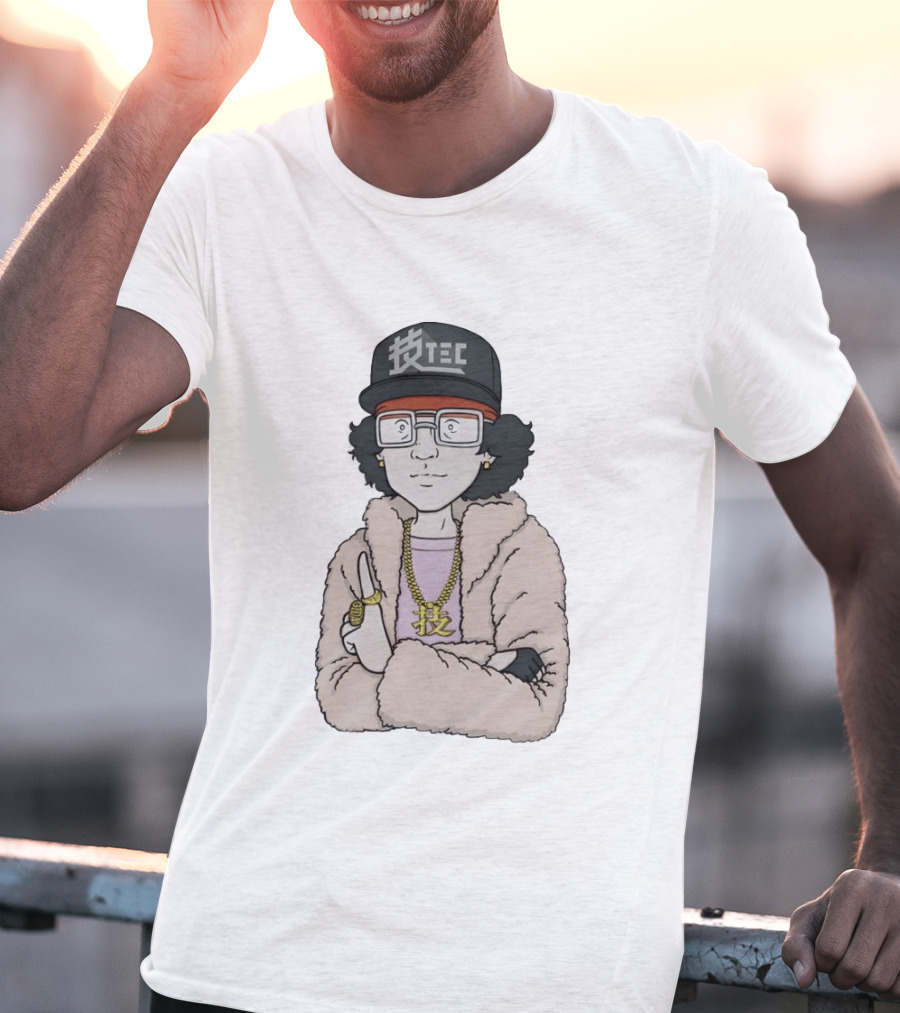 Romeo Is A Dead Man Meijin Anime Gangster Style With TEC Hat And Fur Coat T-Shirt