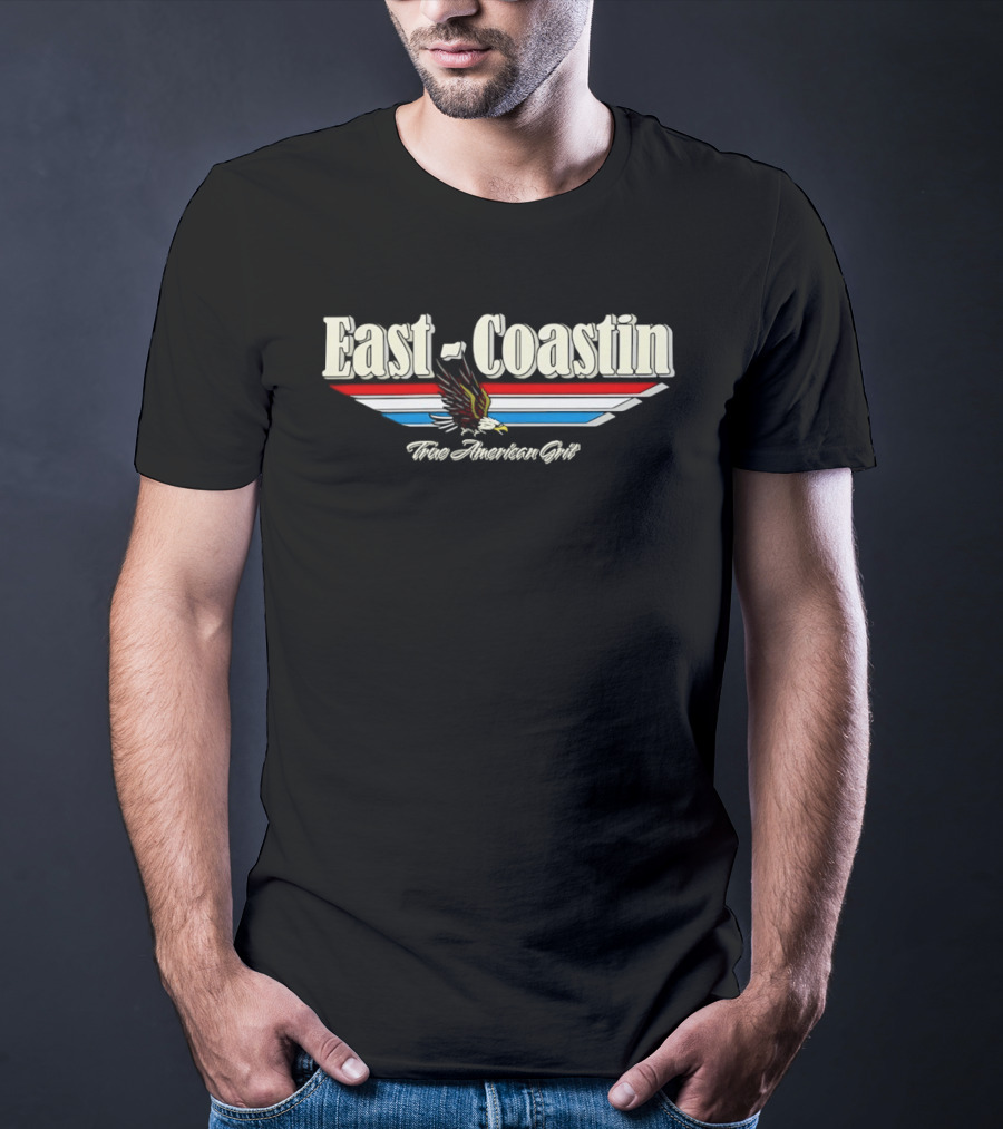 East Coastin True American Grit Eagle Vintage Wings T-Shirt