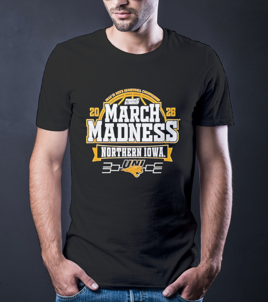 2026 March Madness Northern Iowa Panthers UNI Basketball T-Shirt