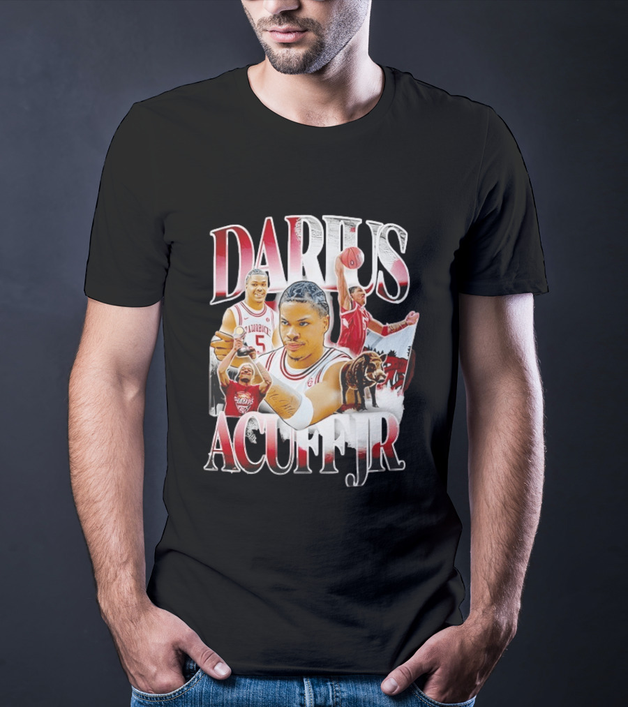 Darius Acuff Jr Arkansas Basketball Razorbacks T-Shirt