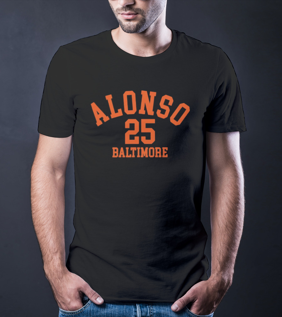 Alonso 25 Baltimore Orioles Baseball T-Shirt