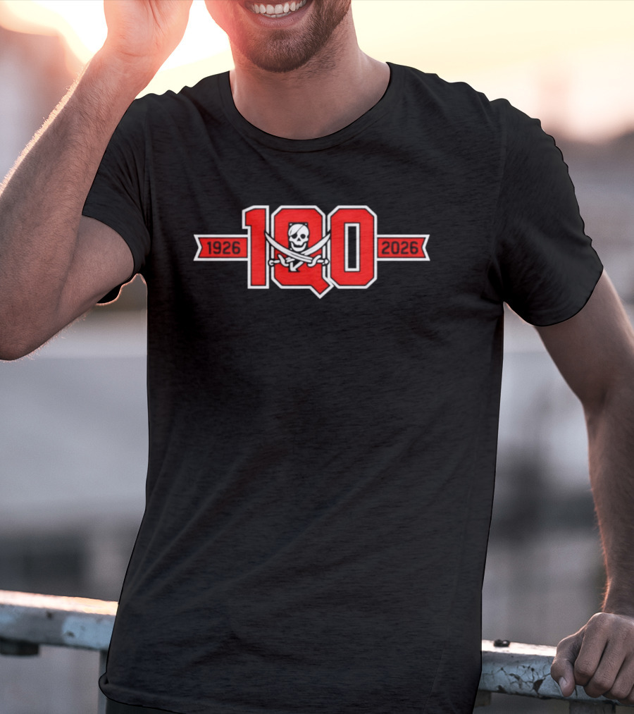 Piratas De Quebradillas BSN 100 Years 1926 2026 Celebration T-Shirt