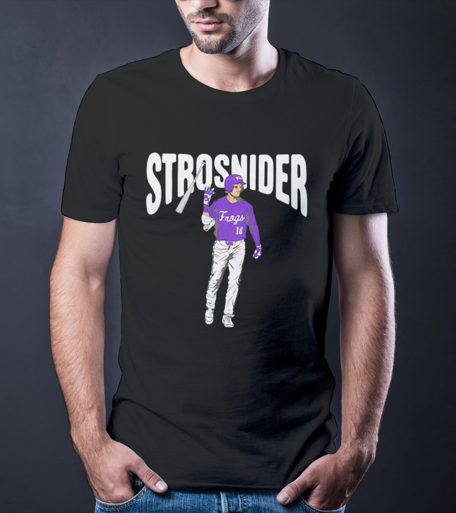 Strosnider Frogs TCU Baseball Player 11 T-Shirt