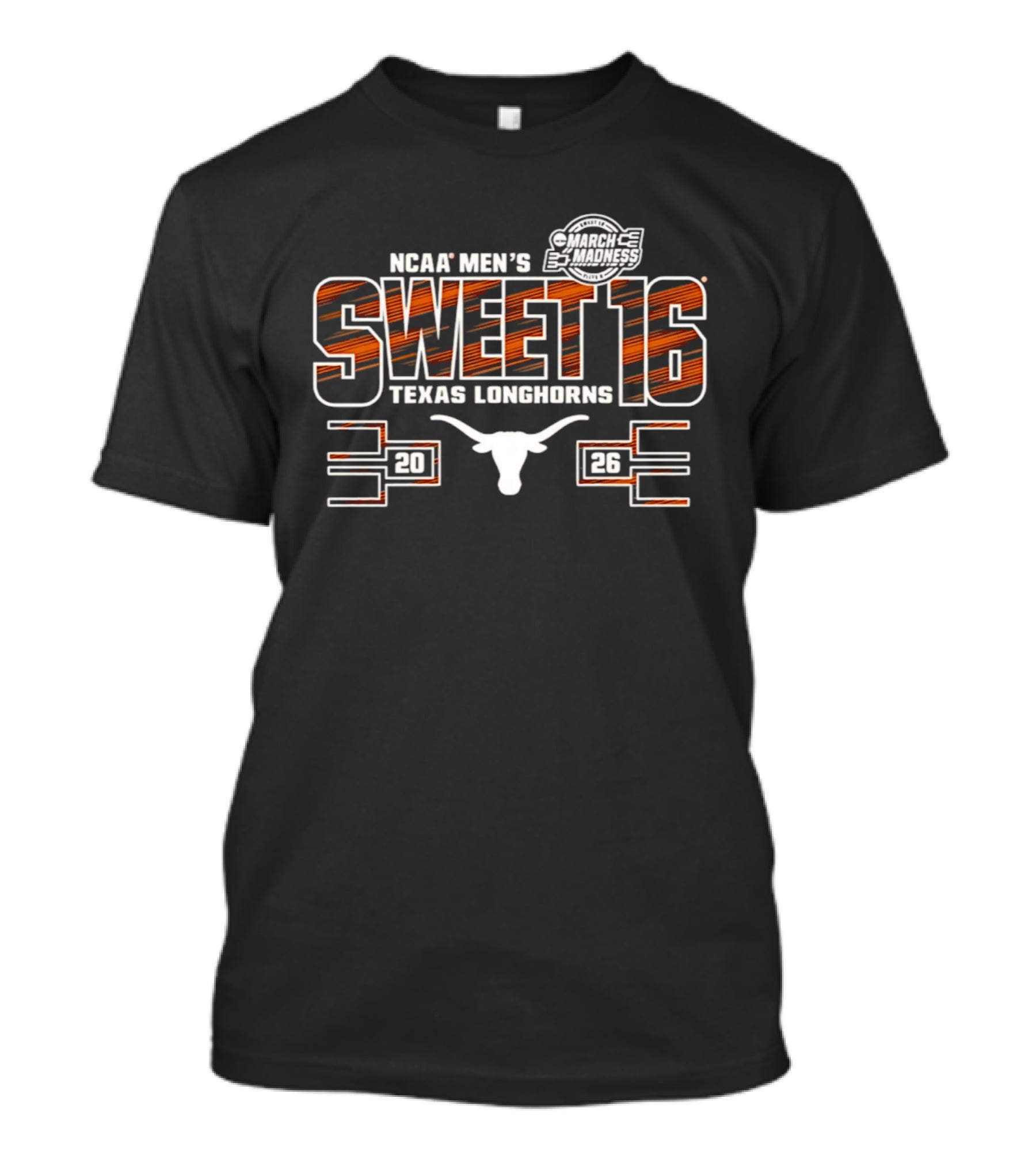 NCAA Men's March Madness 2026 Texas Longhorns Sweet 16 T-Shirt