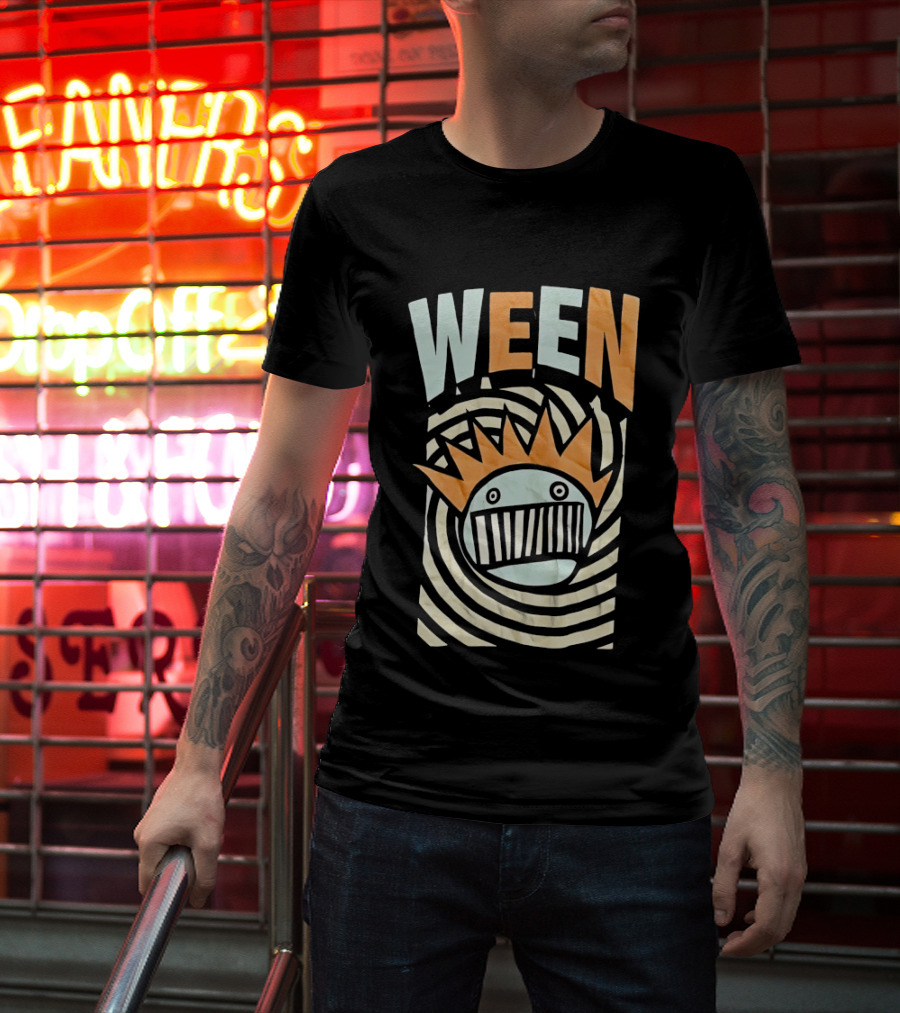 Ween 2017 Tour Boognish Icon Spiral T-Shirt