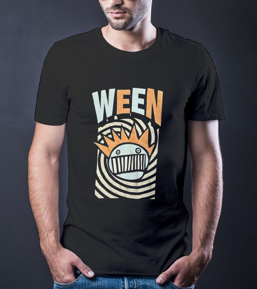 Ween 2017 Tour Boognish Icon Spiral T-Shirt