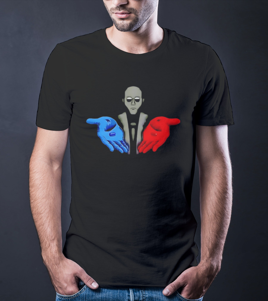 Morpheus Neo Red Pill Blue Pill 1999 Matrix T-Shirt