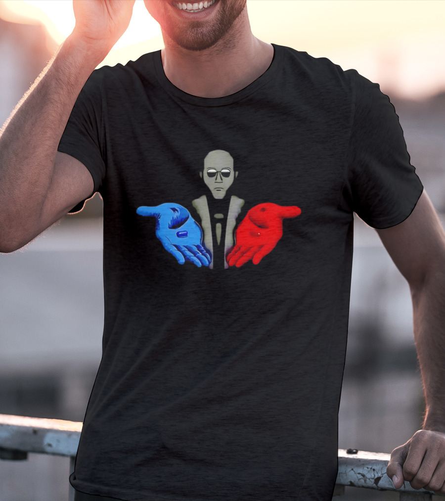 Morpheus Neo Red Pill Blue Pill 1999 Matrix T-Shirt