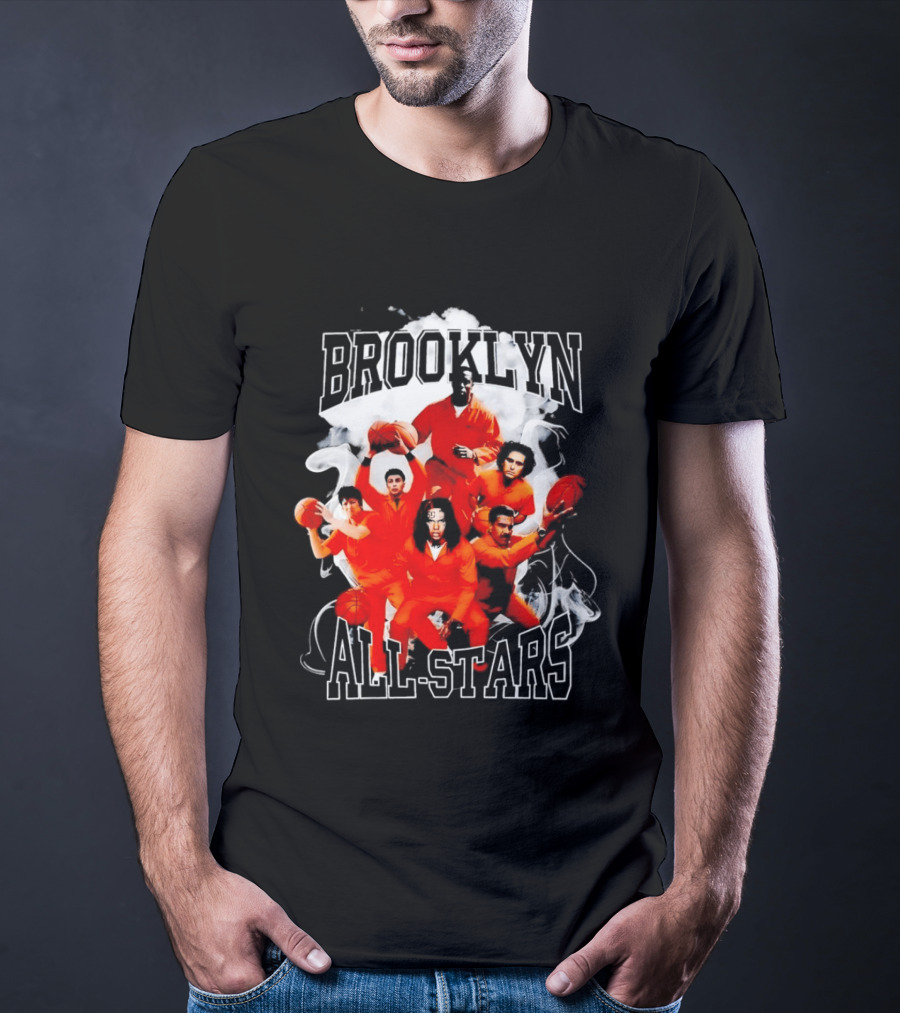 Brooklyn All Stars Basketball Team Creative Smoke T-Shirt