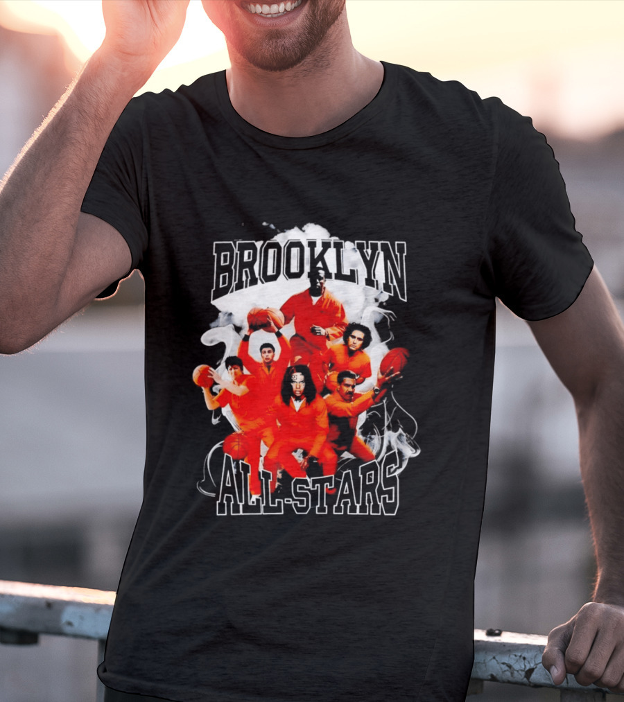 Brooklyn All Stars Basketball Team Creative Smoke T-Shirt