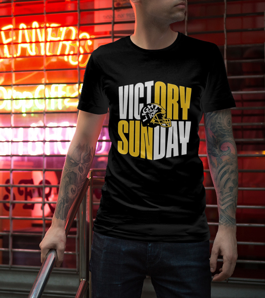 Victory Sunday Light The Dome Helmet T-Shirt