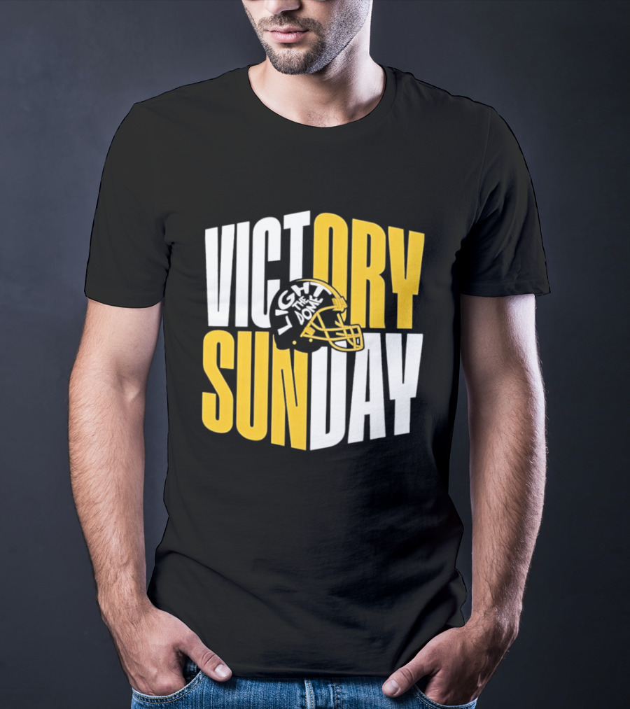 Victory Sunday Light The Dome Helmet T-Shirt