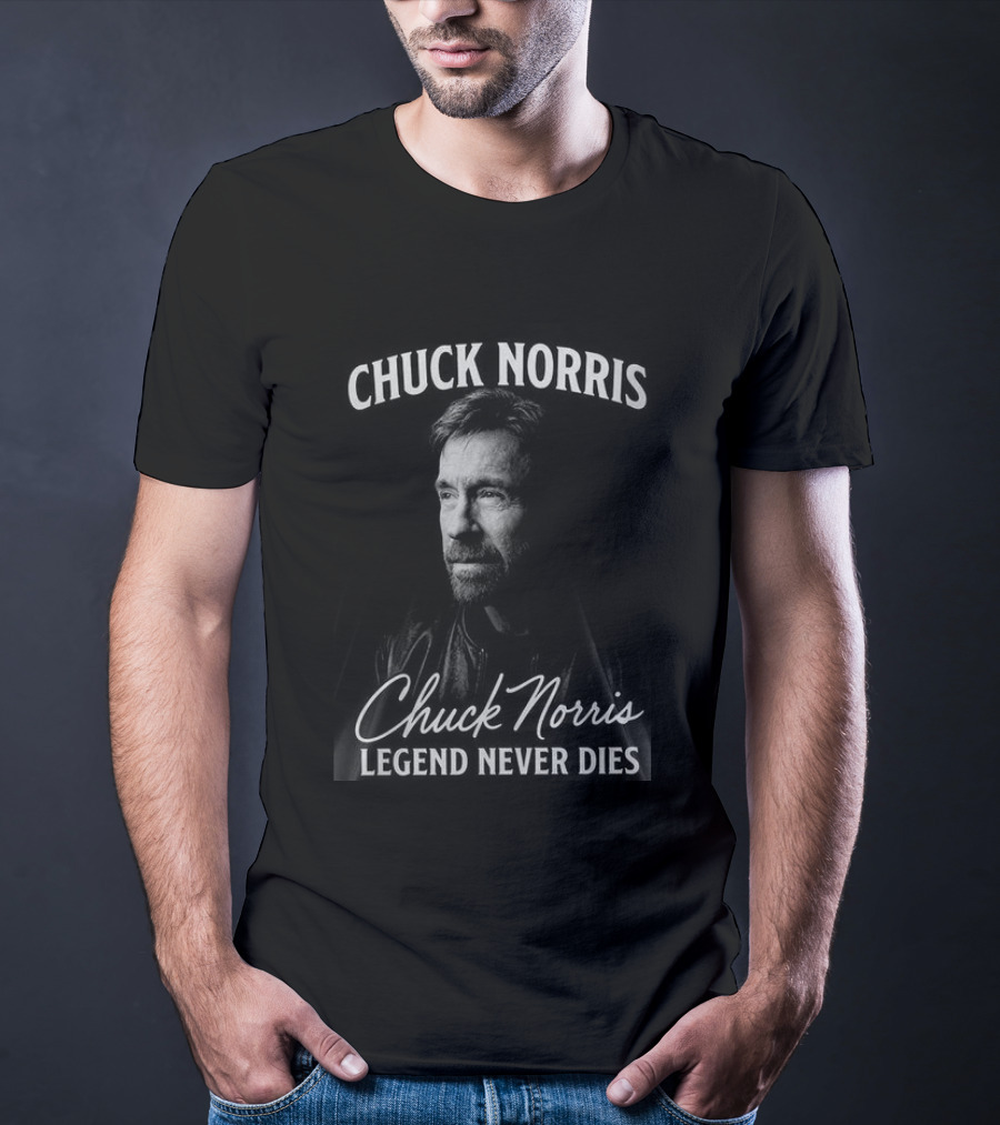 Chuck Norris Legend Never Dies Two Sides T-Shirt