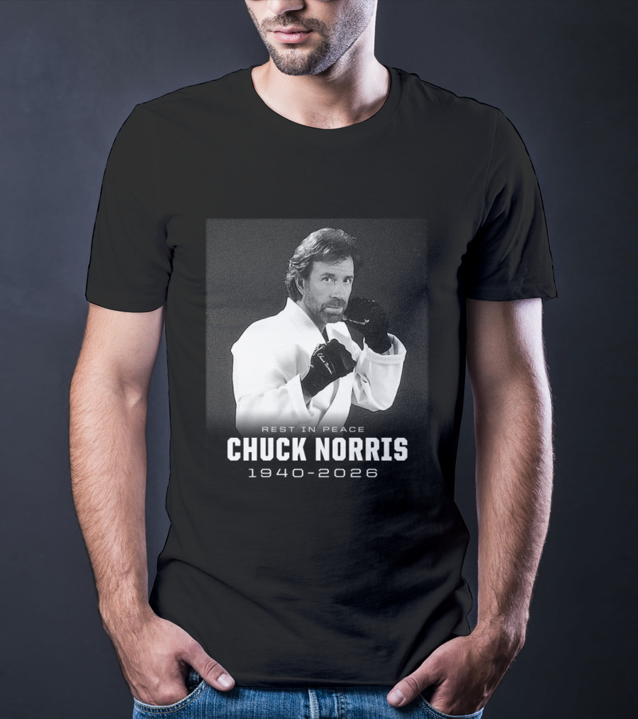 Rest In Peace Chuck Norris 1940 2026 Legend T-Shirt
