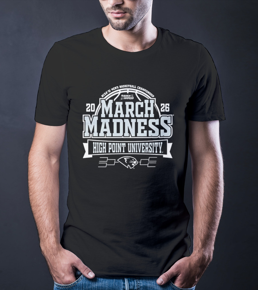 2026 March Madness High Point University NCAA Men's Basketball Championship T-Shirt