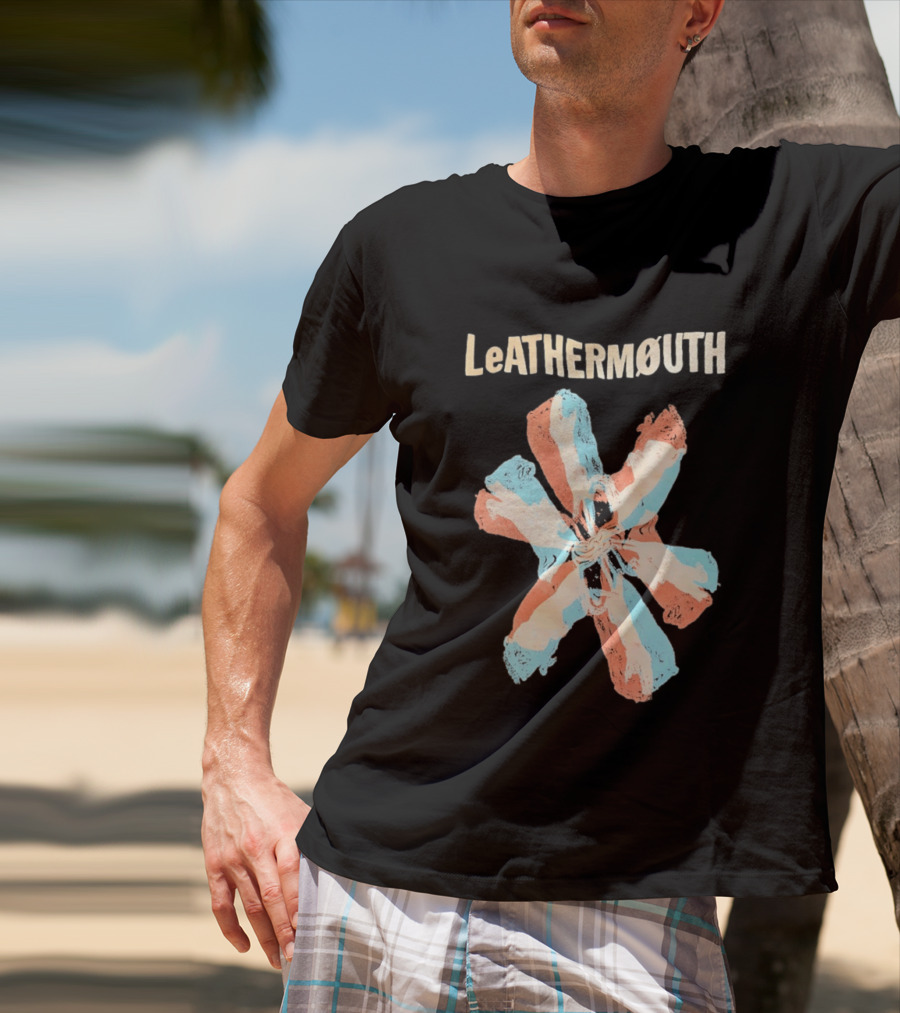 Leathermouth Psychedelic Abstract Flower T-Shirt