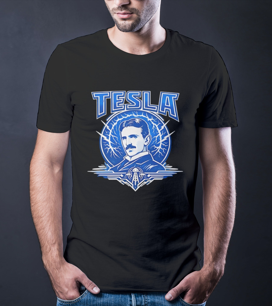 Tesla Master Of Lightning Nikola Leading Electrical Innovations T-Shirt