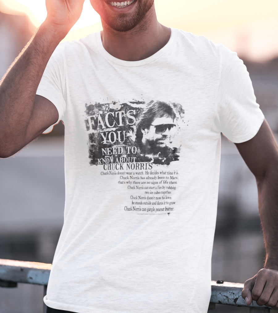 Chuck Norris Facts You Need To Know About Iconic Humor Legend T-Shirt