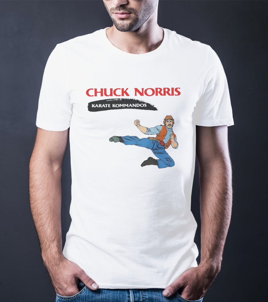 Chuck Norris Karate Kommandos 80s Cartoon Martial Arts Adventure T-Shirt