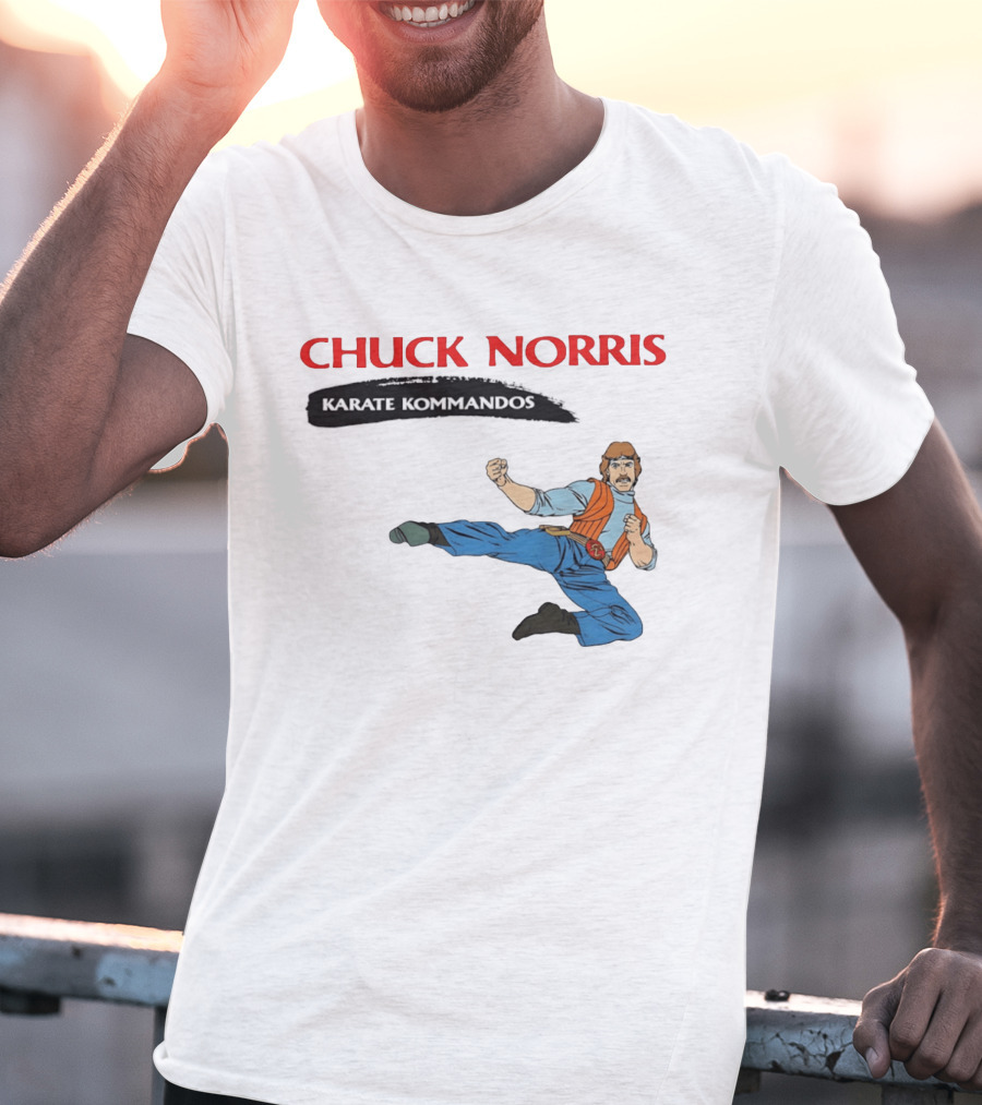 Chuck Norris Karate Kommandos 80s Cartoon Martial Arts Adventure T-Shirt