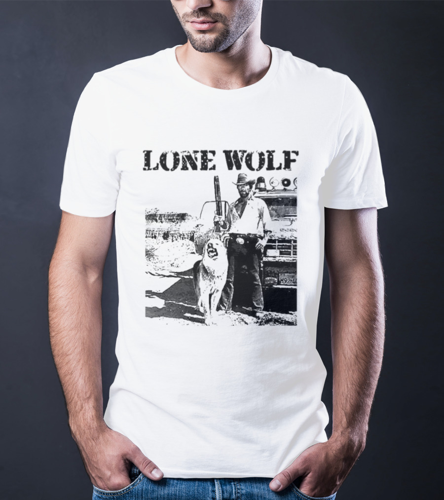 Chuck Norris Lone Wolf McQuade Vintage Action Scene T-Shirt