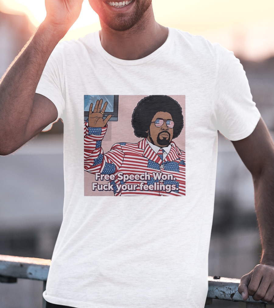 USA Flag Free Speech Won Fck Your Feelings Patriotic T-Shirt