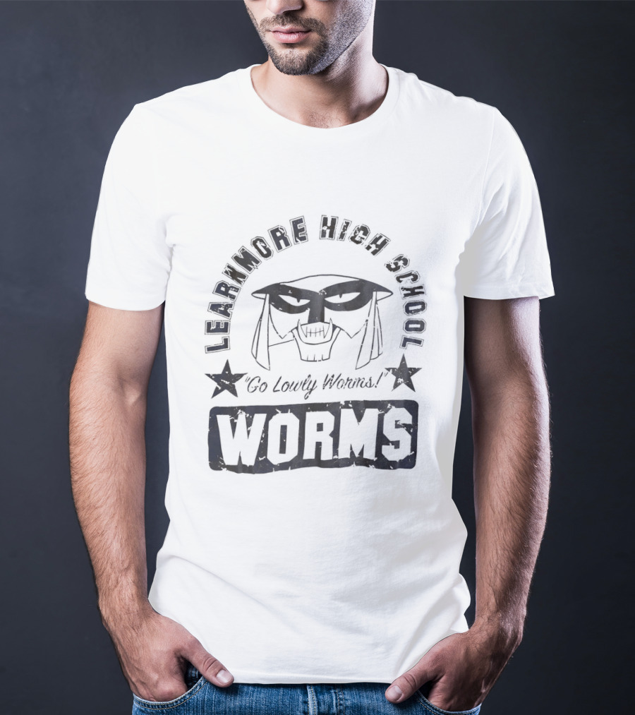 Learamore High School Go Lowry Worms T-Shirt