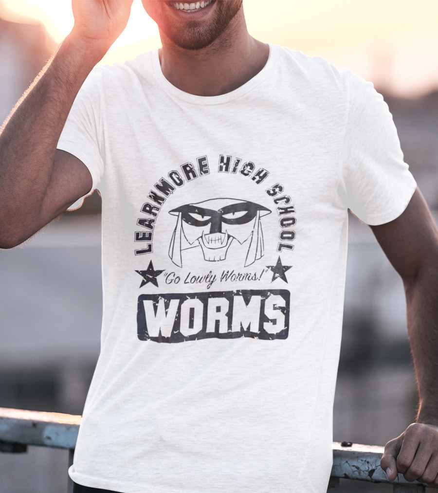 Learamore High School Go Lowry Worms T-Shirt