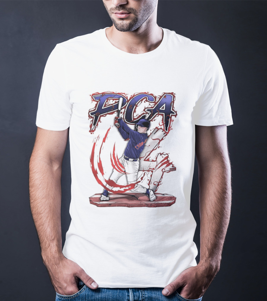 PCA Player Of 4 Philadelphia Phillies Baseball 2026 Batter Stance Action T-Shirt