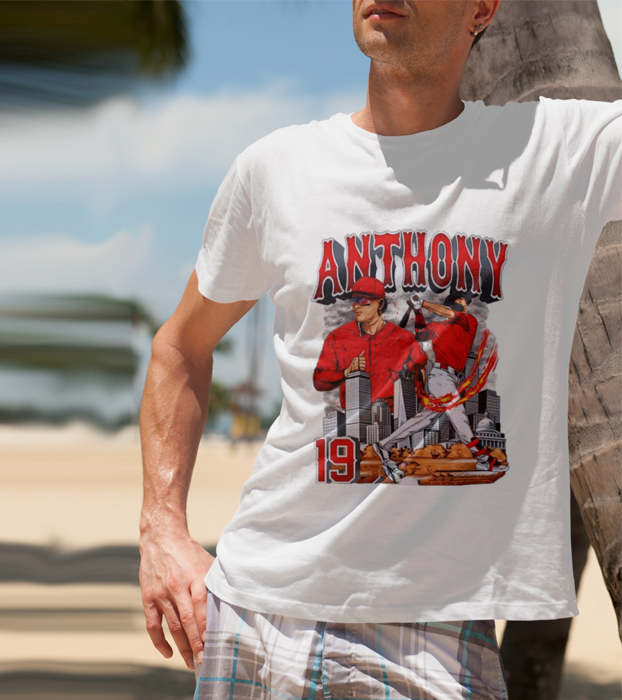 Anthony 19 Boston Red Sox 2026 City Skyline Baseball T-Shirt