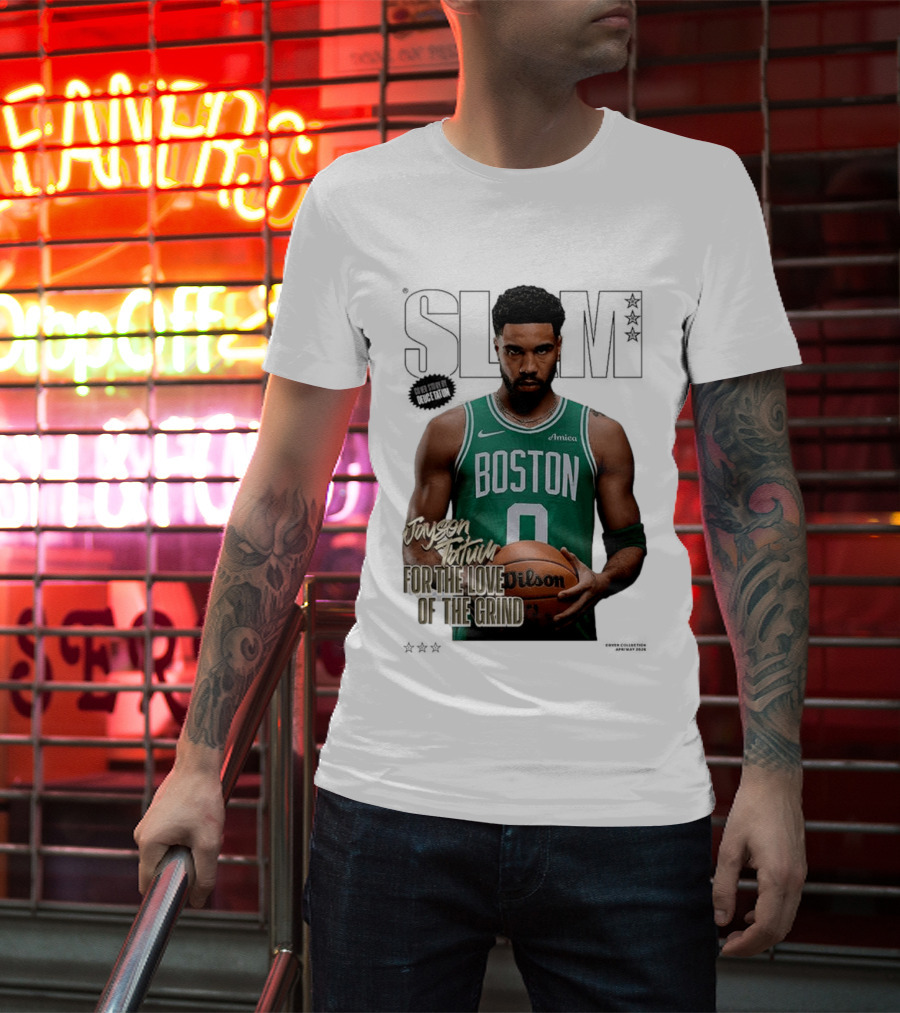 SLAM 261 Jayson Tatum Boston Celtics For The Love Of The Grind T-Shirt